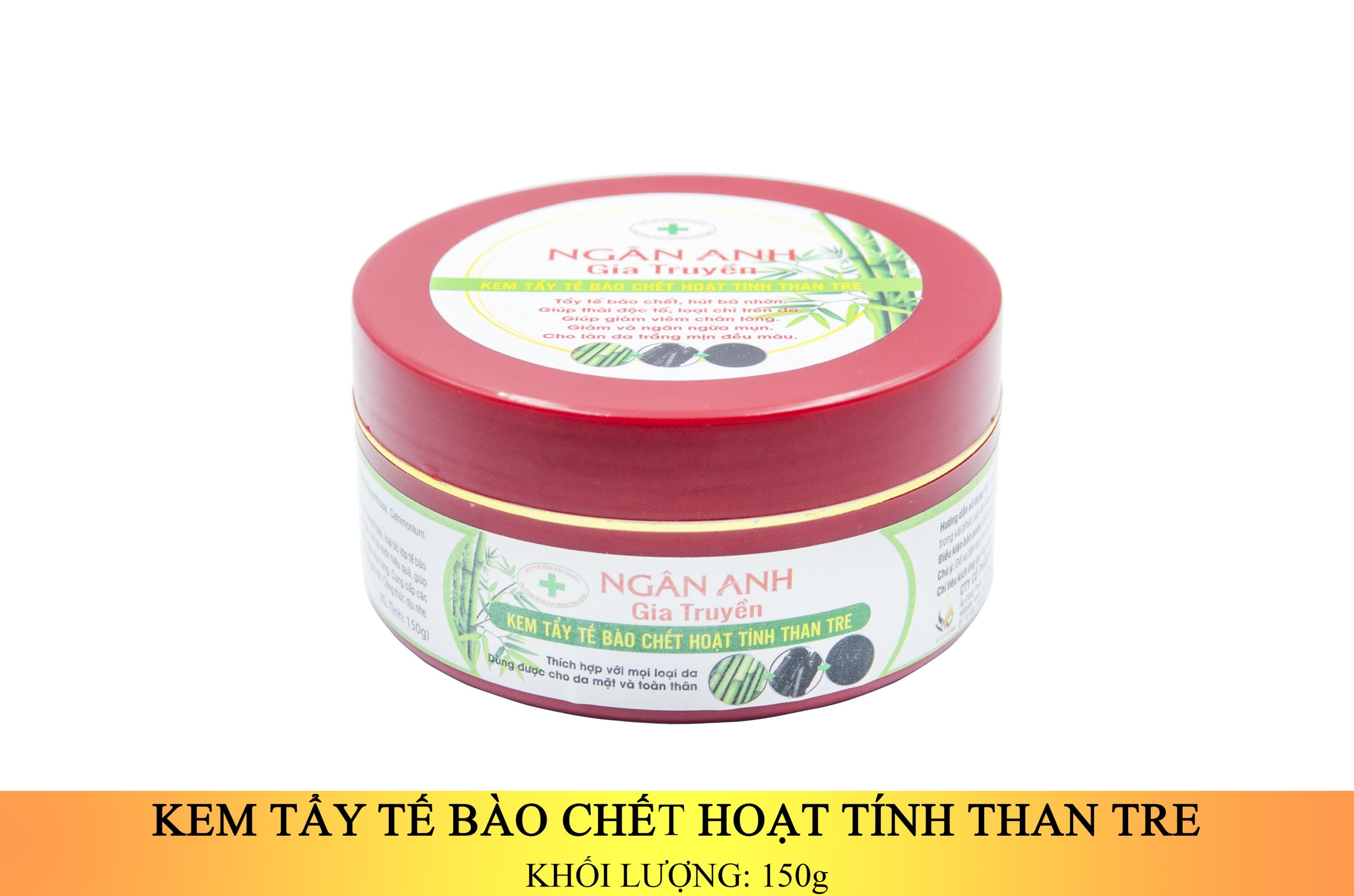 NGÂN ANH KEM TẨY TBC HOẠT TÍNH THAN TRE 150G