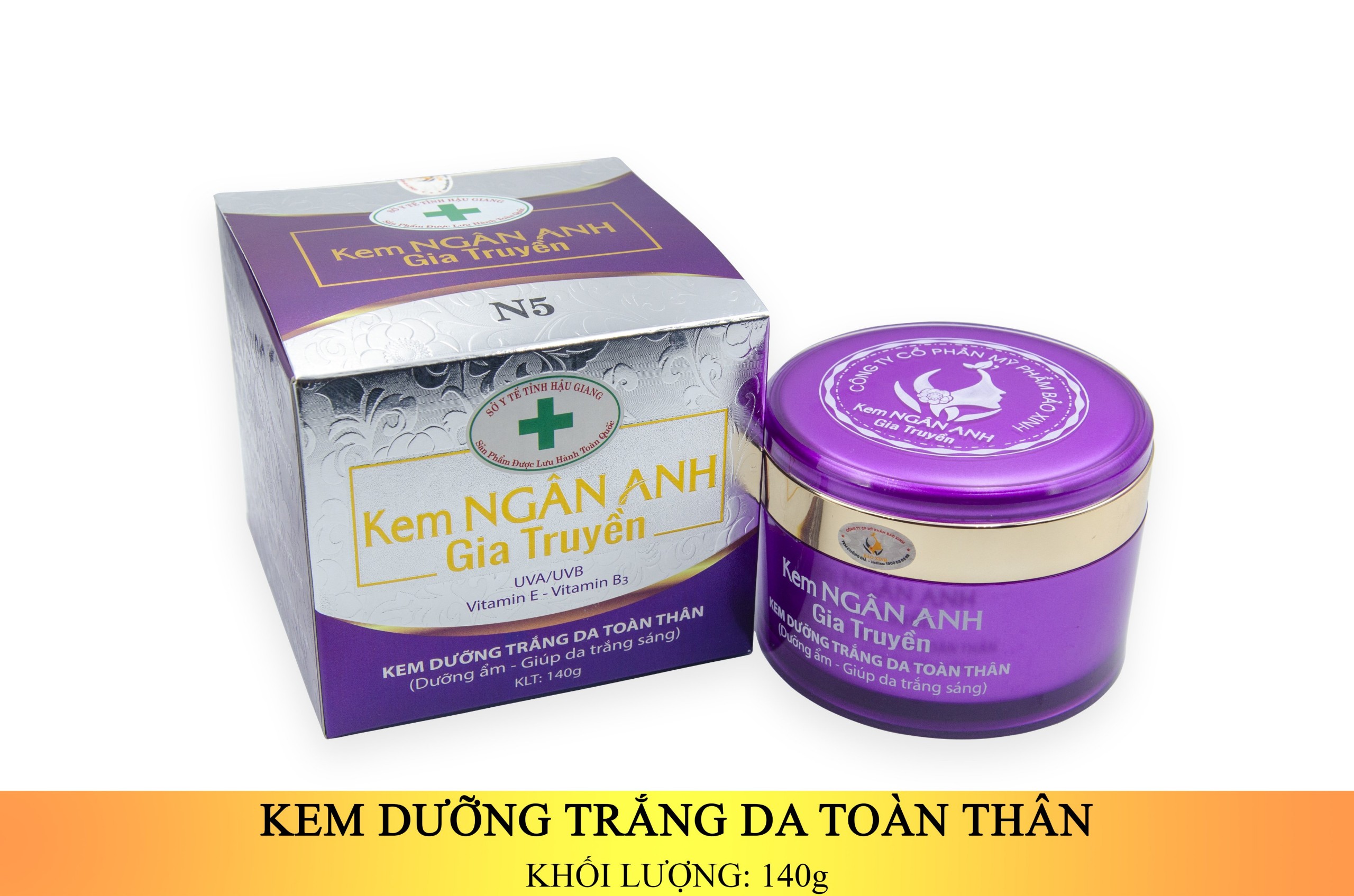 KEM NGÂN ANH DƯỠNG TRẮNG TOÀN THÂN 140G