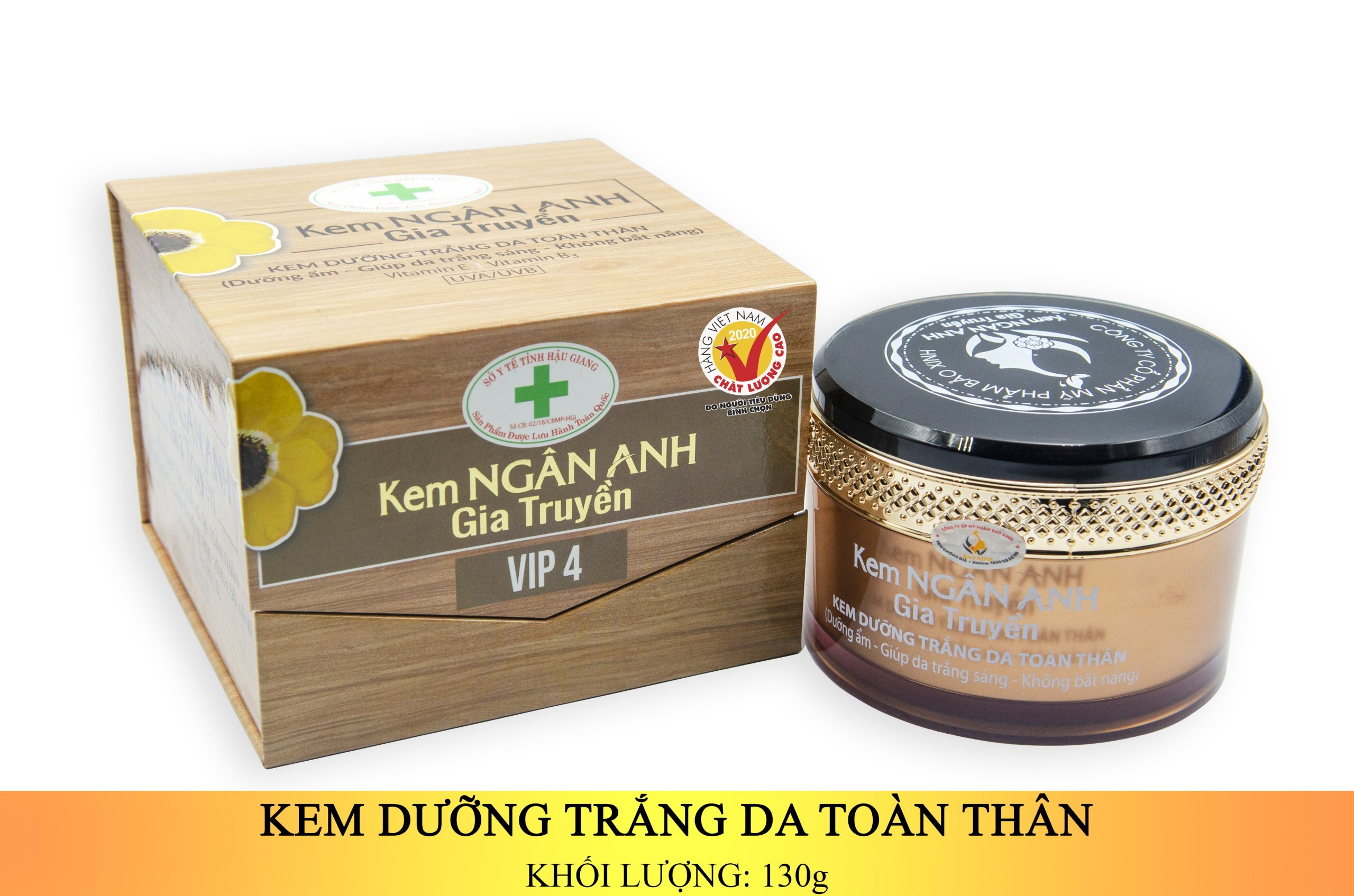 KEM NGÂN ANH TRẮNG DA TOÀN THÂN 130G