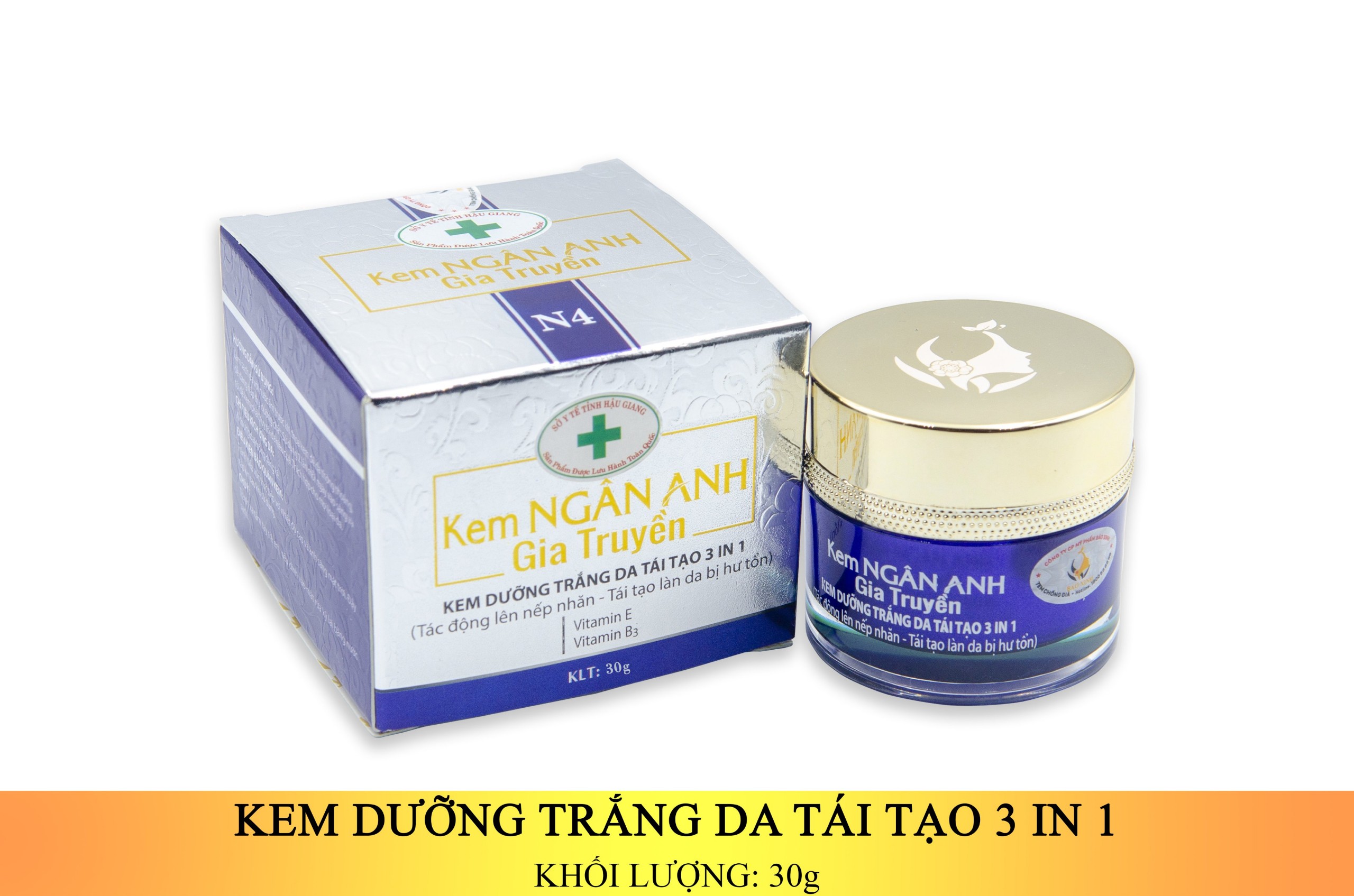 KEM NGÂN ANH DƯỠNG TÁI TẠO 3 IN 1 30G