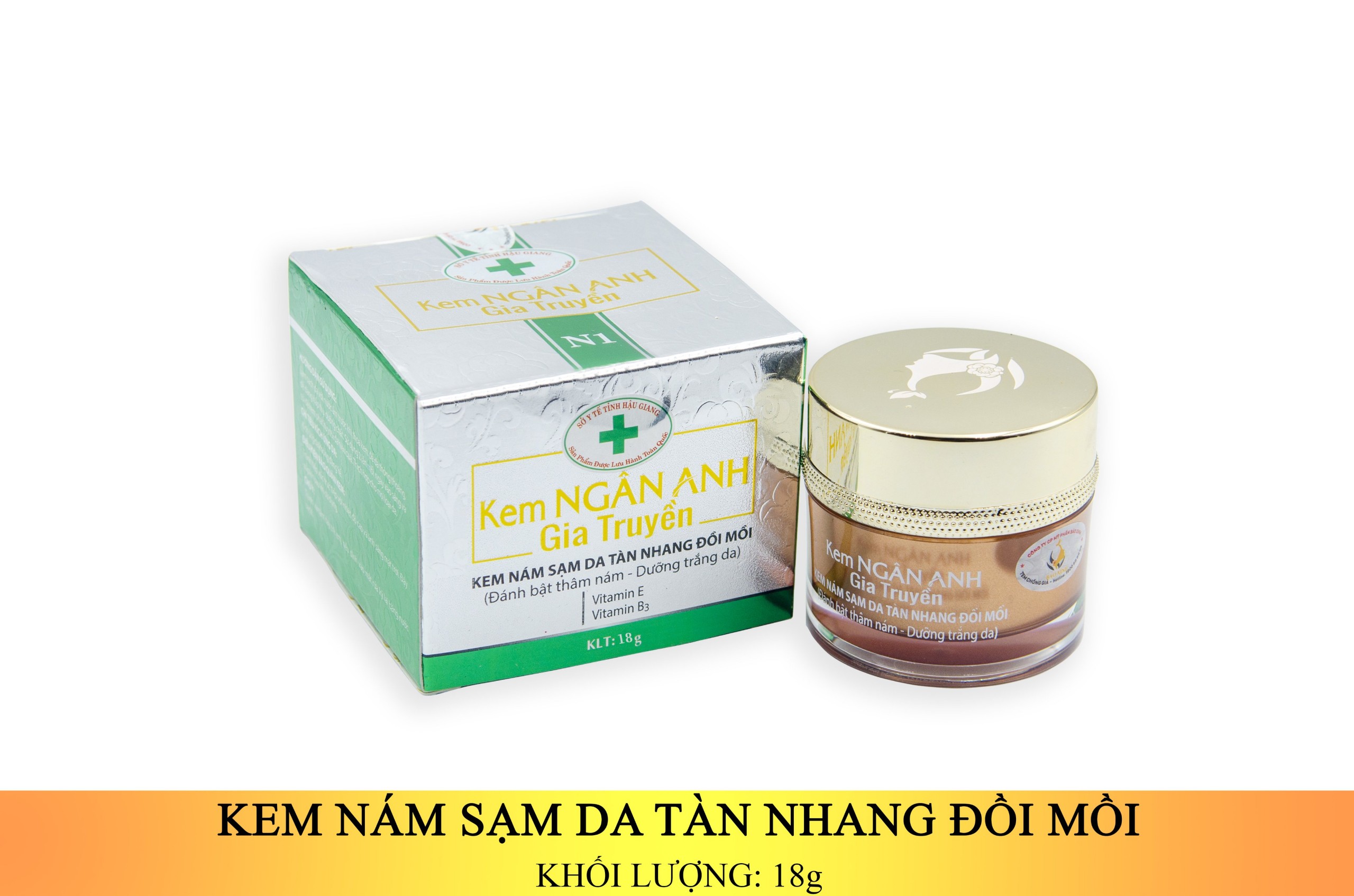 KEM NGÂN ANH NÁM SẠM DA ĐỒI MỒI 18G