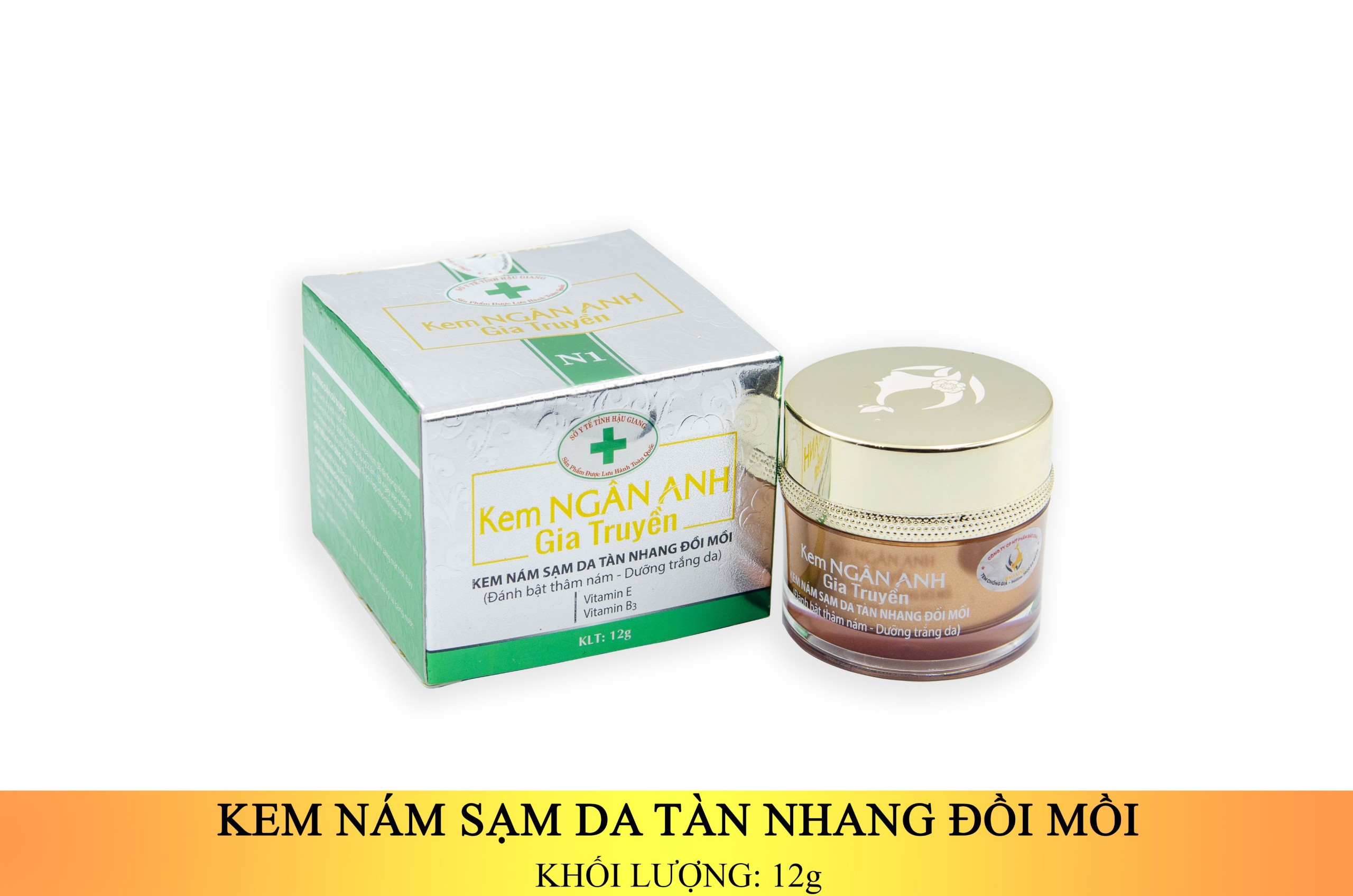 KEM NGÂN ANH NÁM SẠM DA ĐỒI MỒI 12G