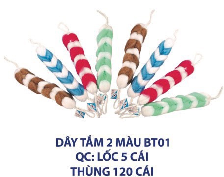 DÂY TẮM LƯỚI 2 MÀU BT01