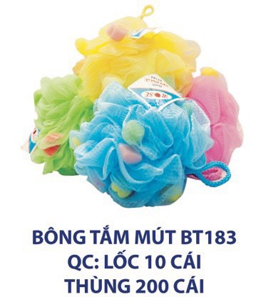 BÔNG TẮM LƯỚI CÓ MÚT BT183