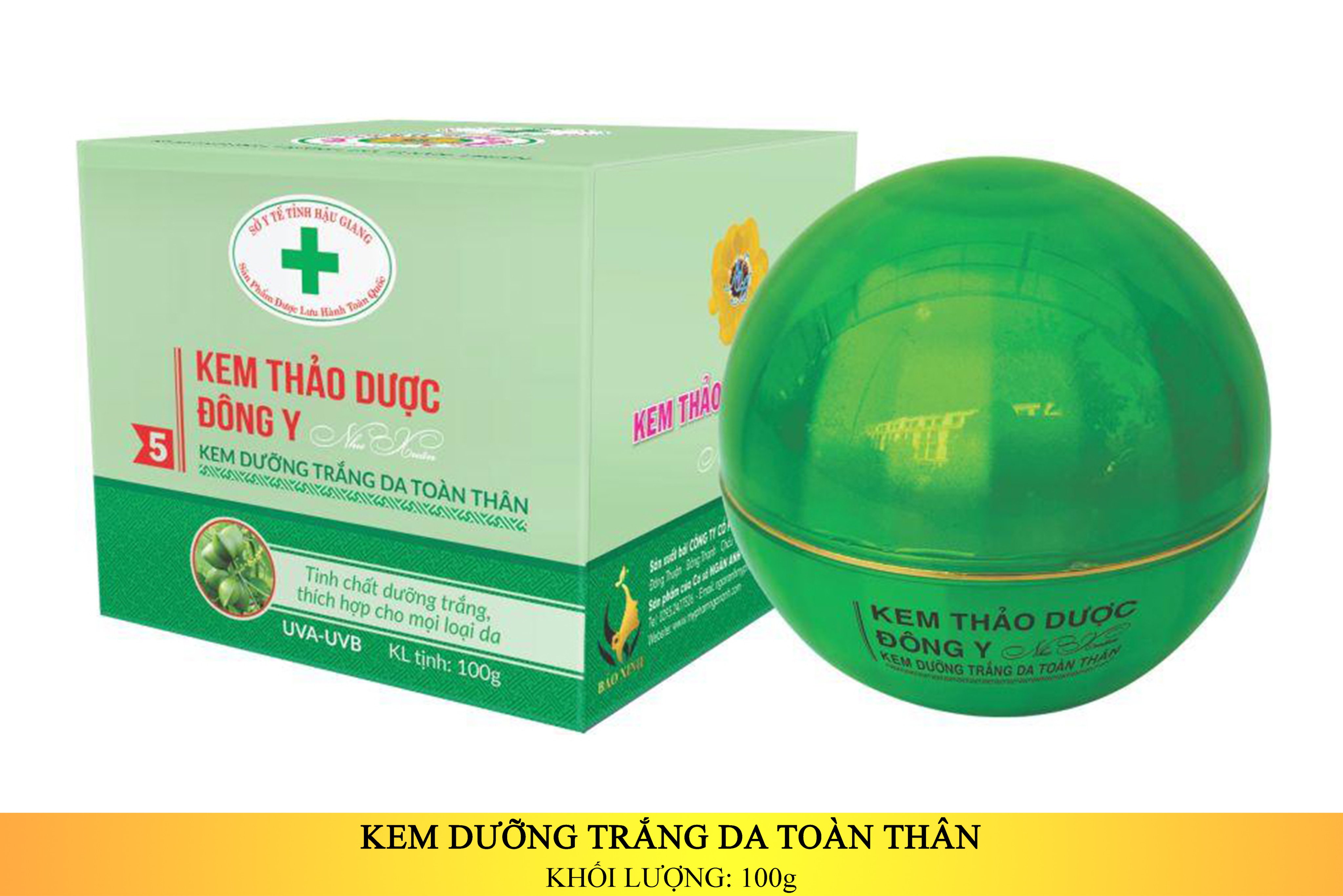 THẢO DƯỢC ĐÔNG Y - DƯỠNG TRẮNG TOÀN THÂN 100G