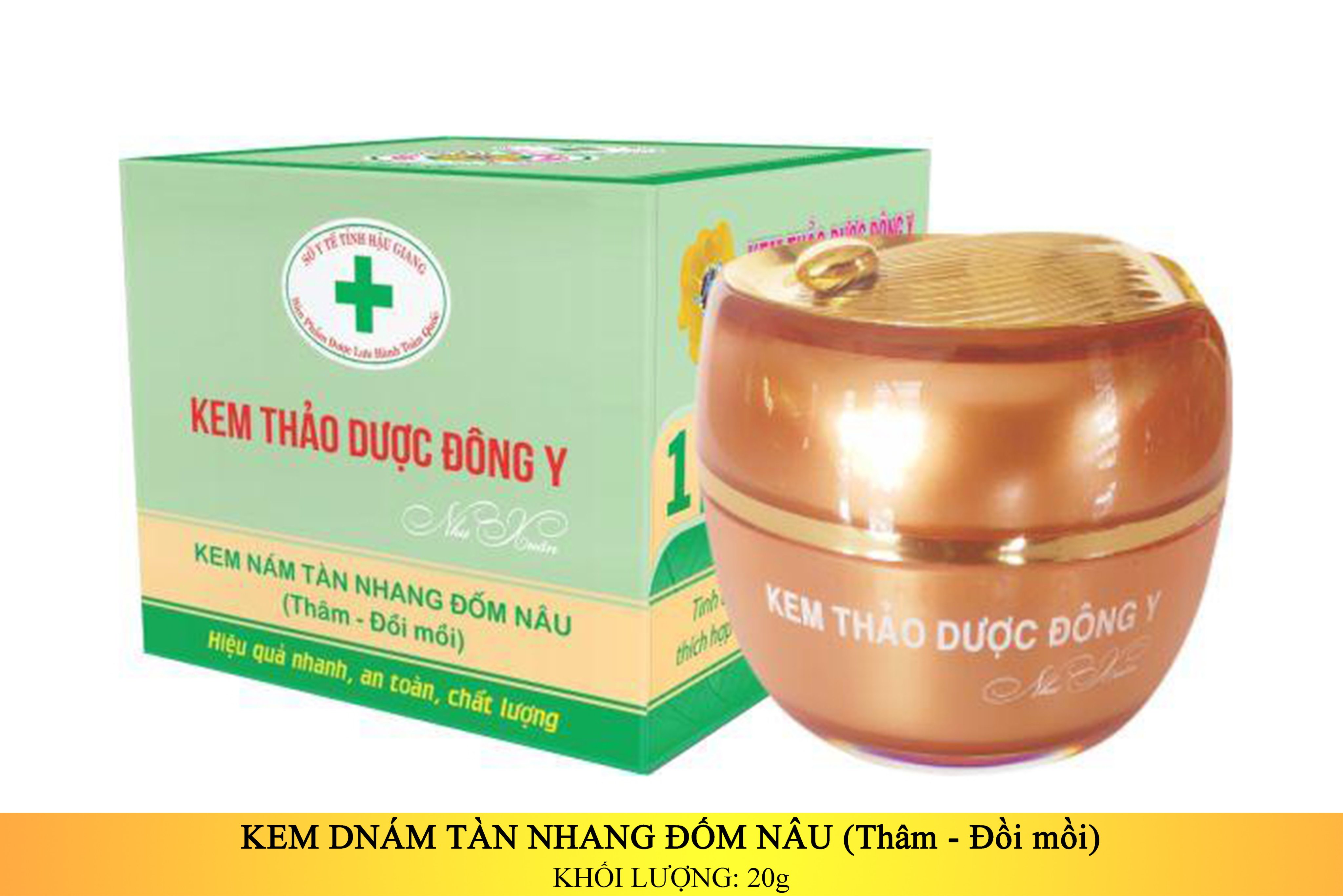 KEM THẢO DƯỢC ĐÔNG Y - NÁM TÀN NHANG ĐỐM NÂU 20G