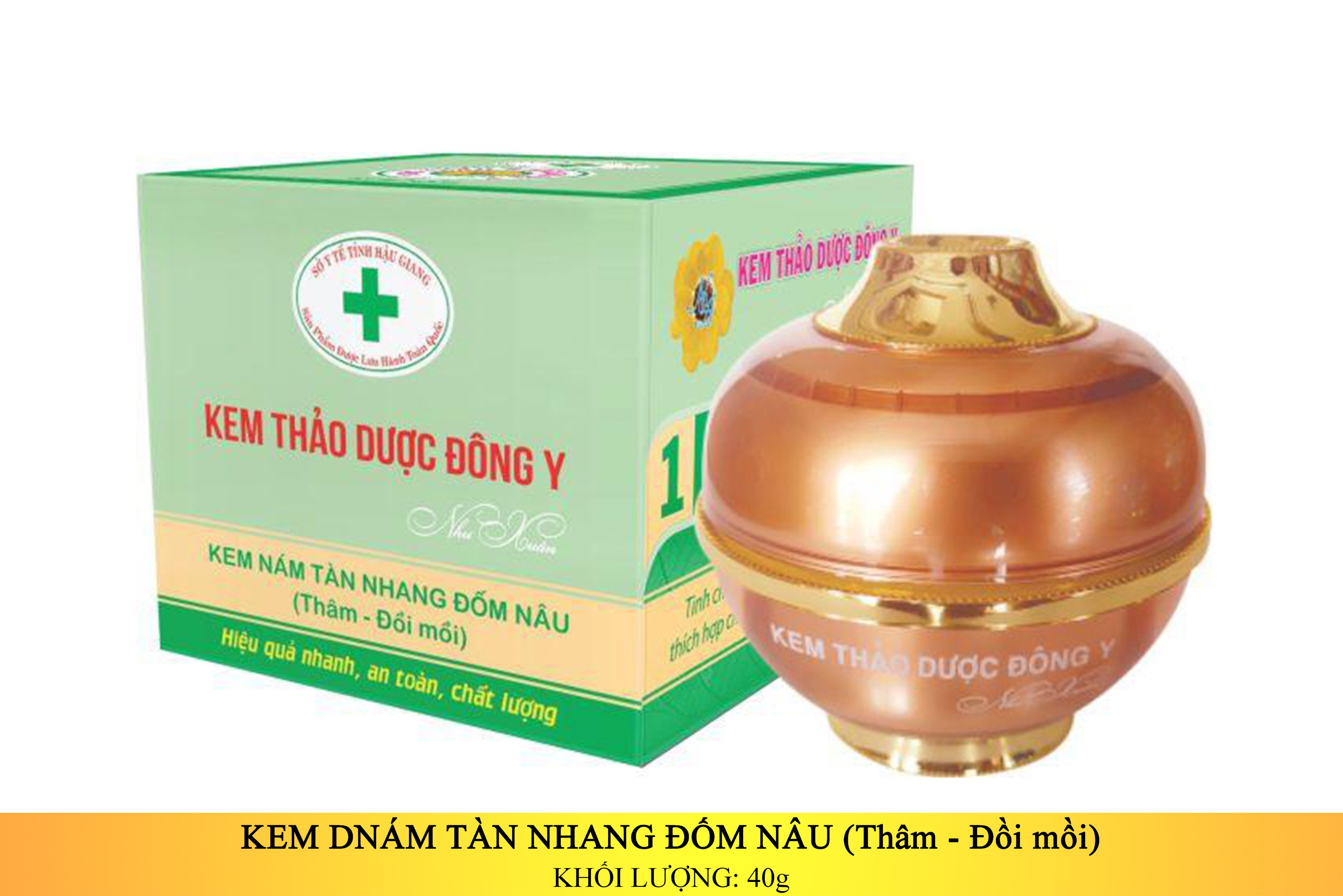 KEM THẢO DƯỢC ĐÔNG Y - NÁM TÀN NHANG ĐỐM NÂU 30G