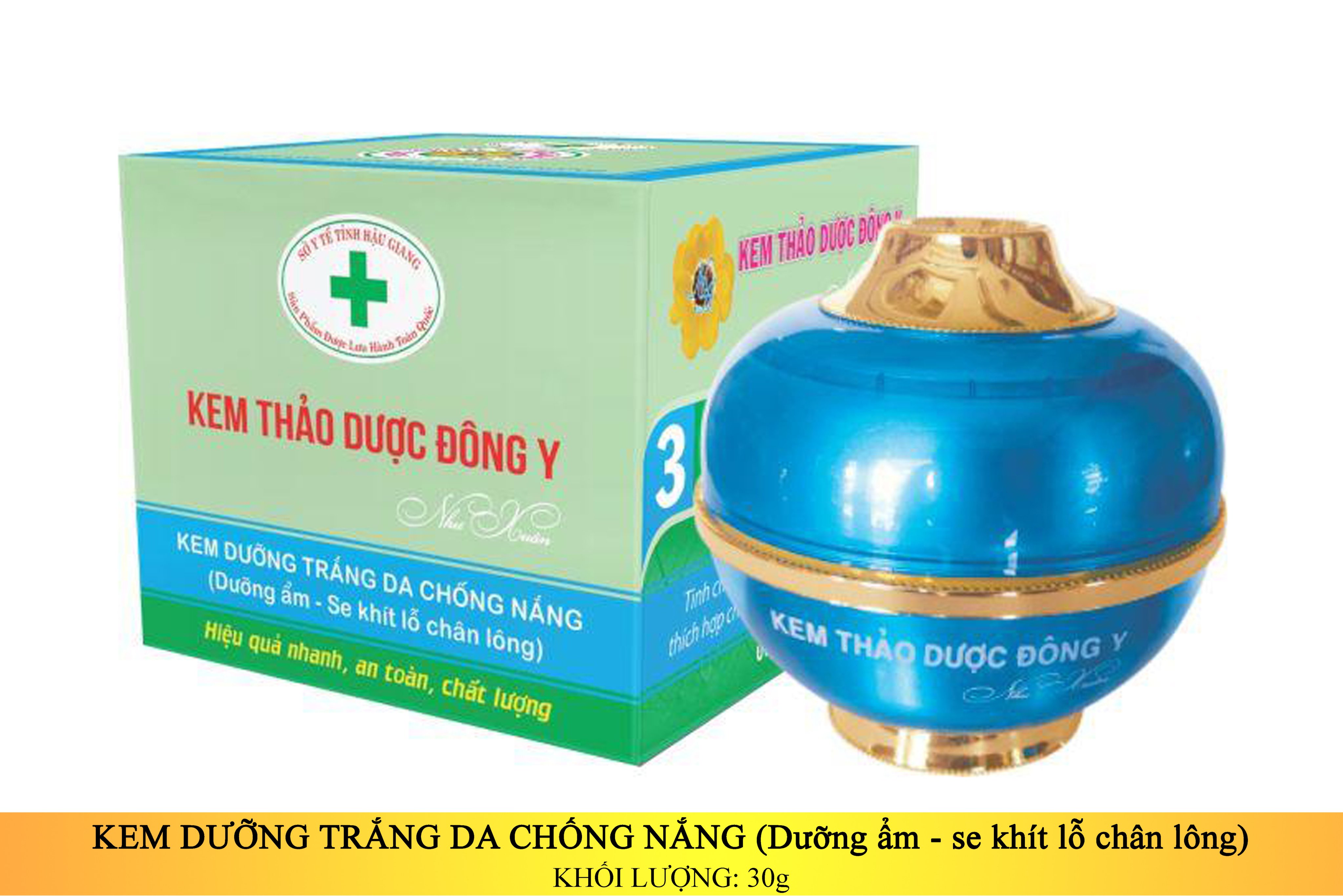 KEM THẢO DƯỢC ĐÔNG Y - TRẮNG DA CHỐNG NẮNG 30G