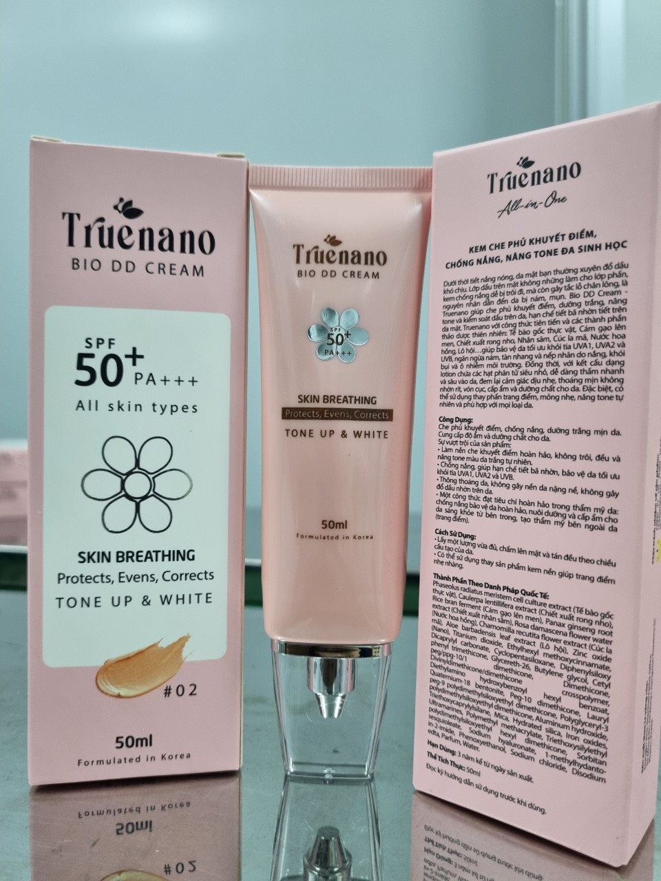 TRUENANO BIO DD CREAM #02 (KEM NỀN)