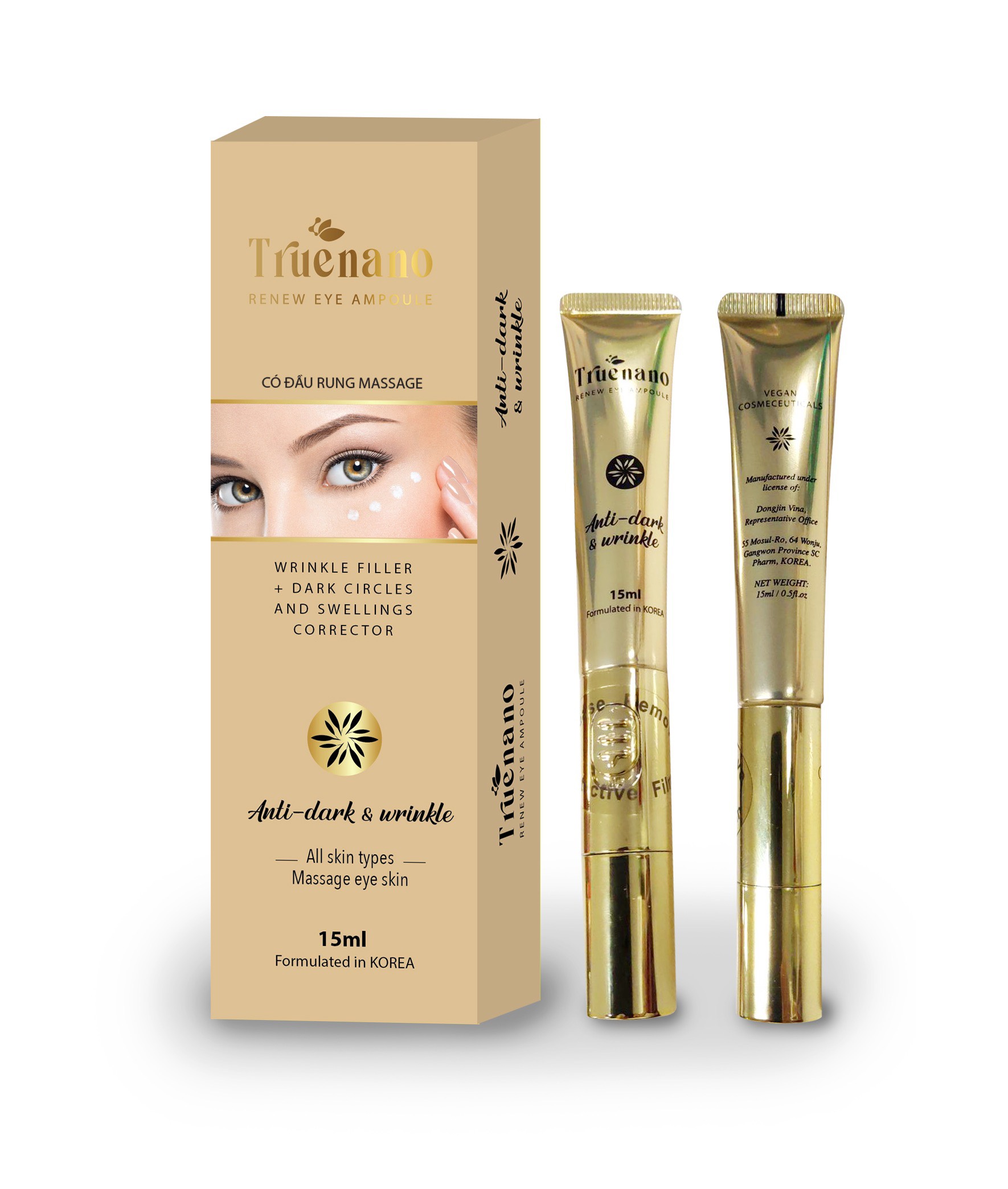 TRUENANO RENEW EYE AMPOLUE DƯỠNG MẮT (15ML)