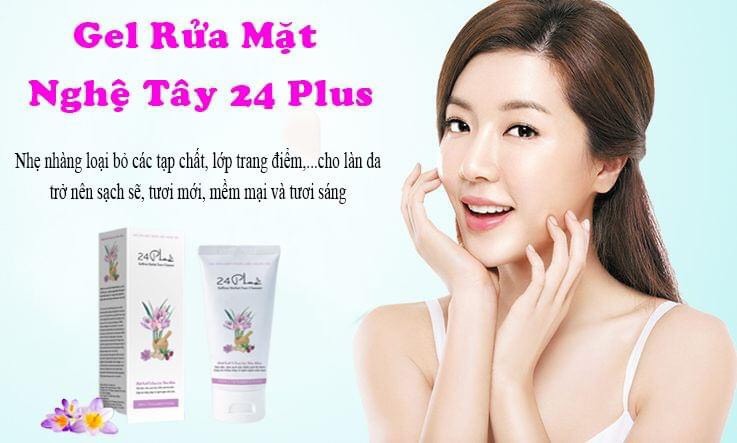 GEL RỬA MẶT DƯỢC LIỆU NGHỆ TÂY 24PLUS (TUÝP 100ML)