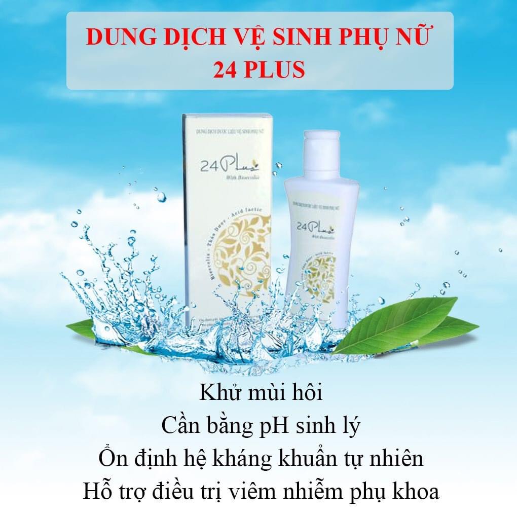 DUNG DỊCH DƯỢC LIỆU VỆ SINH 24PLUS (100ML)