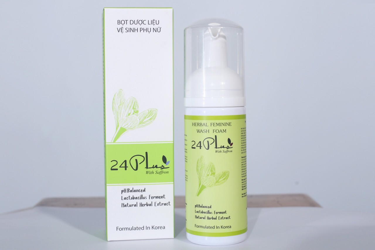 BỌT DƯỢC LIỆU VỆ SINH PHỤ NỮ 24PLUS (150ML)