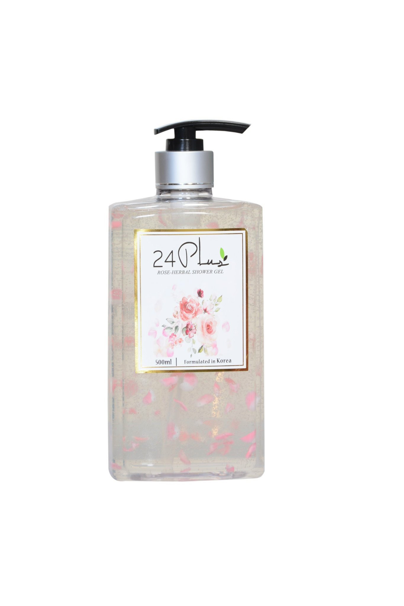 GEL TẮM DƯỢC LIỆU HOA HỒNG 24PLUS (500ML)