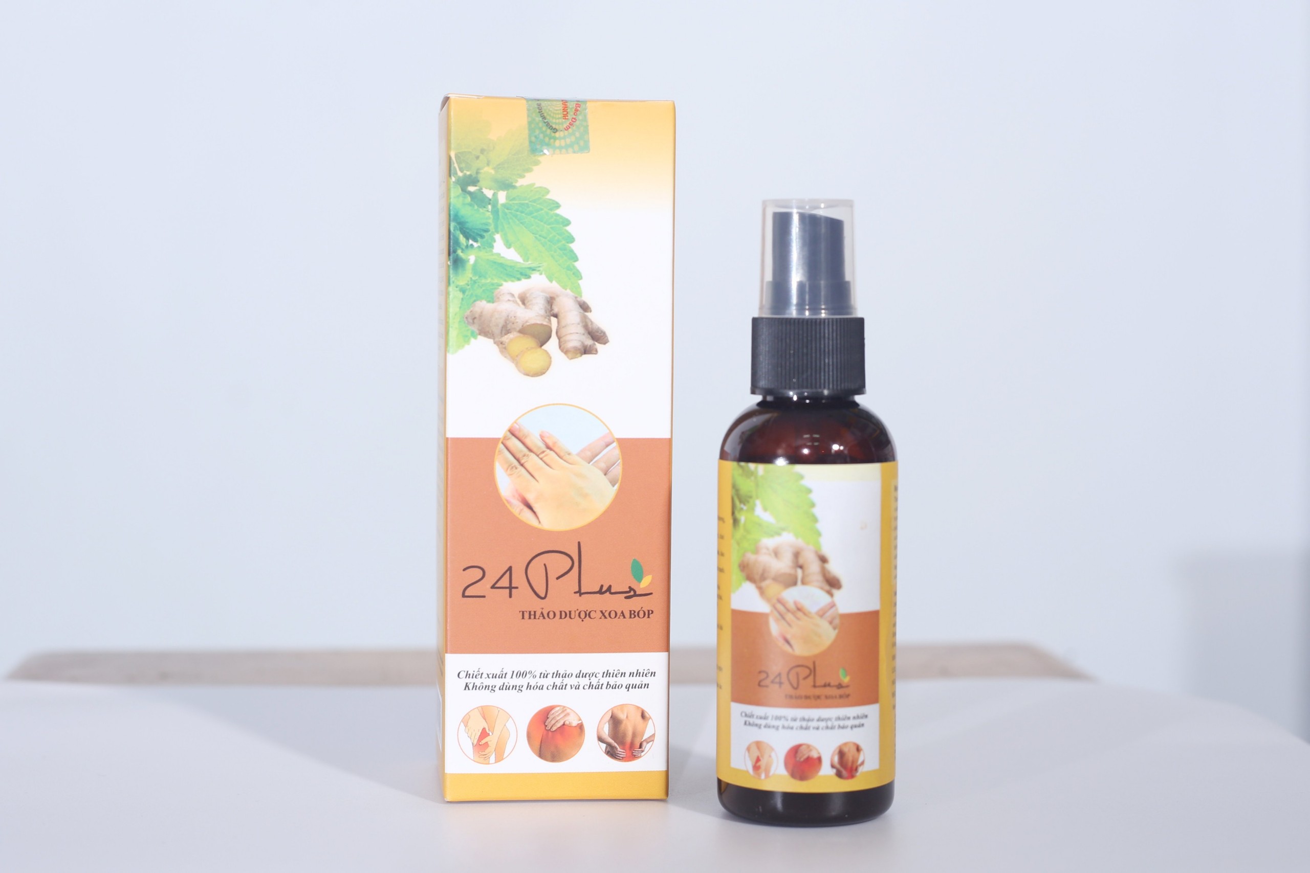 THẢO DƯỢC XOA BÓP 24PLUS (LỌ 60ML)