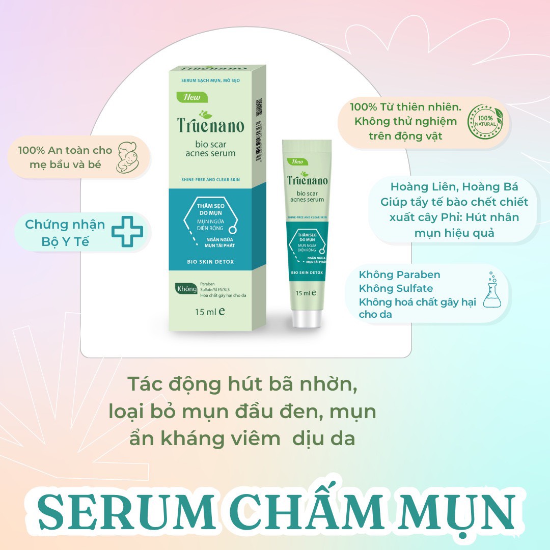 TRUENANO SERUM CHẤM MỤN (15ML)