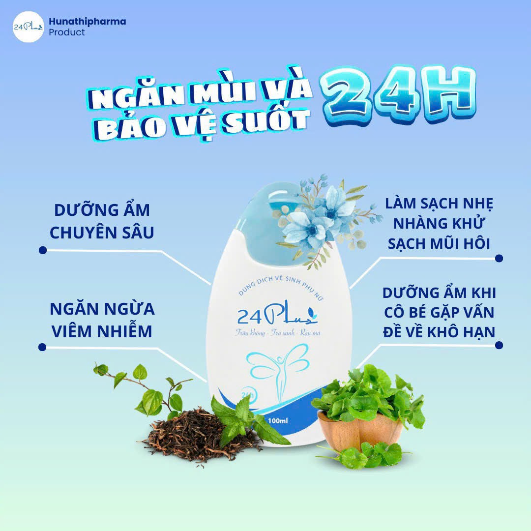 DDVSPN 24PLUS (XANH 100ML) NGĂN MÙI & BẢO VỆ 24H